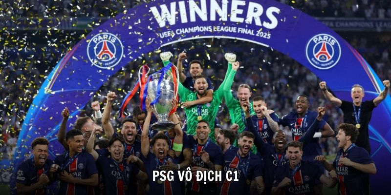 PSG vô địch C1